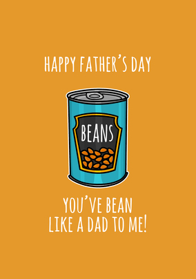 Bean Like A Dad Father's Day Card