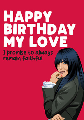 Promise to Remain Faithful Birthday Card