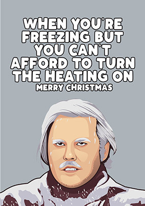 Freezing Spoof Christmas Card