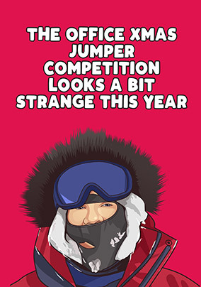 Christmas Jumper Competition Card