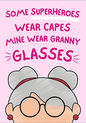 Granny Glasses Grandparents' Day Card