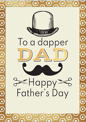 Dapper Dad Father's Day Card