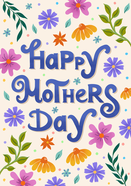 Happy Mother's Day Florals Card