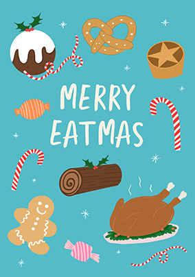 Merry Eatmas Christmas Card