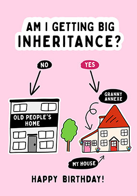 Inheritance Birthday Card