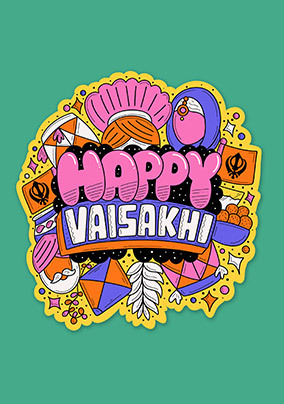 Happy Vaisakhi Card