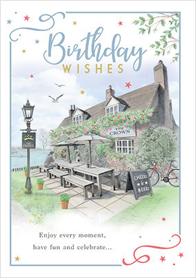 Pub Birthday Card