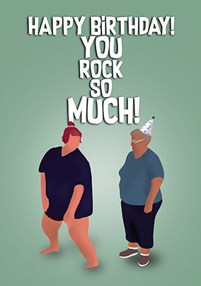 You Rock so Much Birthday Card | Funky Pigeon