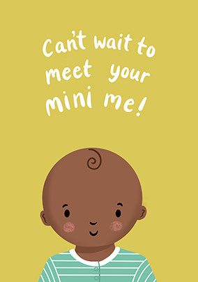 Mini Me New Baby Card