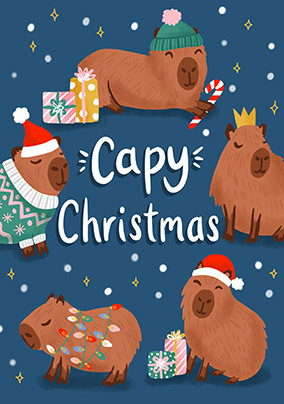 Capy Christmas Card