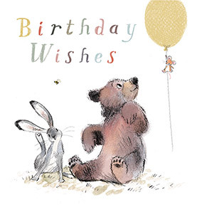 Bear Birthday Wishes Card