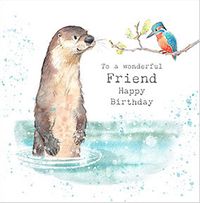 Tap to view Friend Otter Birthday Card