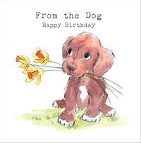Tap to view From the Dog Cute Traditional Birthday Card