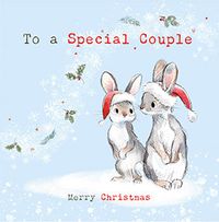 Tap to view Special Couple Bunnies Christmas Card