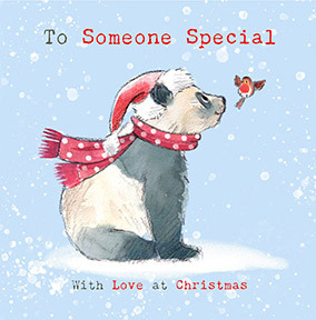 Someone Special Panda Christmas Card