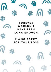 Tap to view Pet Sorry for Your Loss Sympathy Card