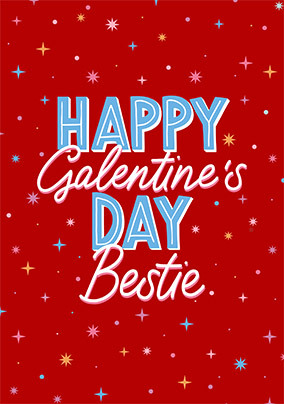 Galentine's Day Bestie Card