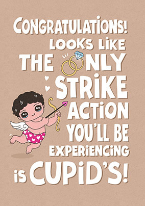 Strike Action Birthday Card