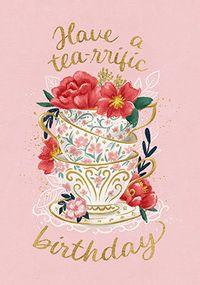 Tap to view Tea-rrific Birthday Card