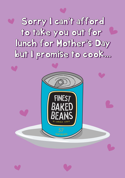 Promise I Can Cook Mother's Day Card
