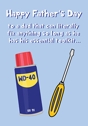 Essential Toolkit Father's Day Card