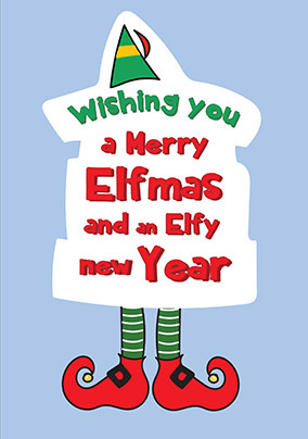 Elfmas Christmas Card