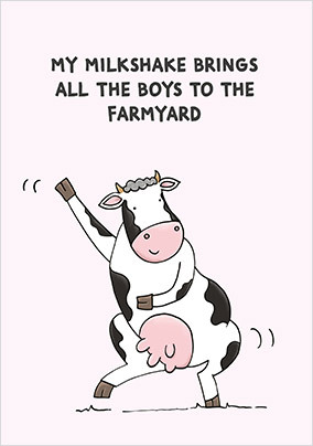 Boys to the Farmyard Birthday Card