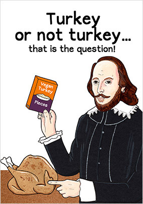 Turkey or not Turkey Christmas Card