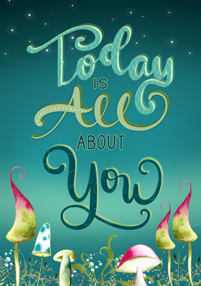 All About You Birthday Card