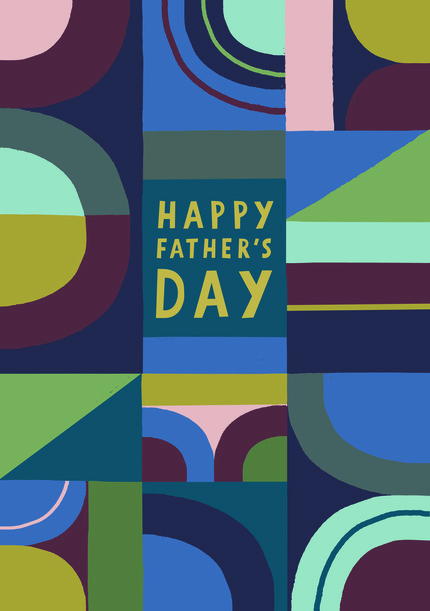 Shapes Father's Day Card
