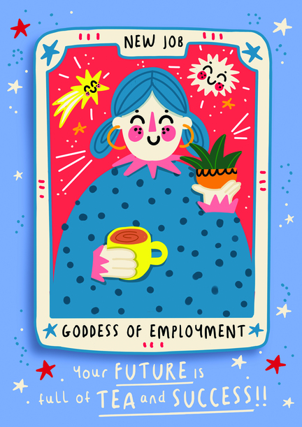 Goddess Of Employment New Job Card