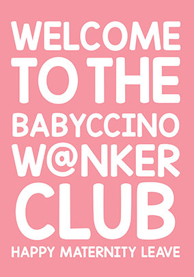 Babyccino Club New Baby Card