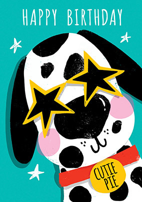 Cutie Pie Birthday Card | Funky Pigeon