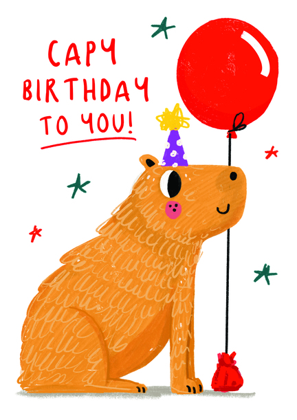 Capy Birthday to You Card