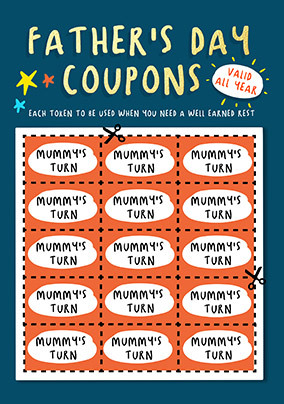 Father's Day Coupons Card