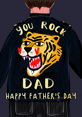 You Rock Dad Father's Day Card