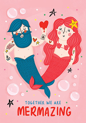 Together We Are Mermazing Card