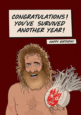 Survival Birthday Card