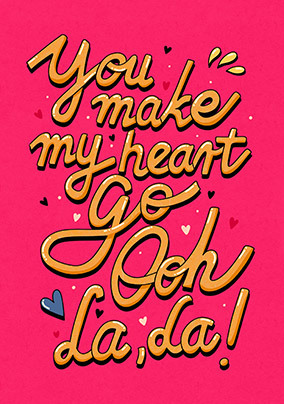 Heart Go Ooh La La Valentine's Day