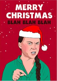 Tap to view Christmas Blah Blah Blah Card