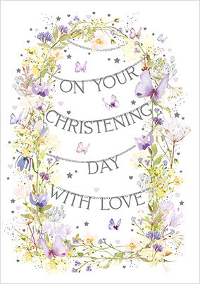 Christening Day New Baby Card