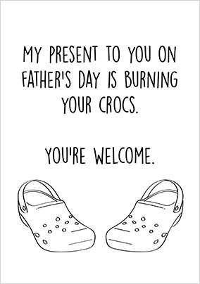 My Present to You Father's Day Card