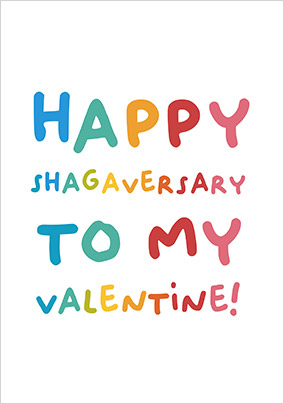 Happy Shagaversary Valentine's Day Card