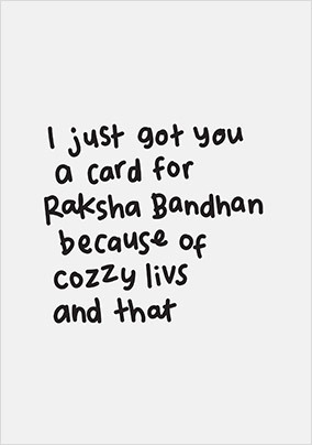 Raksha Bandhan Card