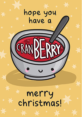 Cranberry Christmas Card