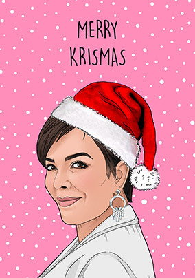 Merry Krismas Spoof Christmas Card