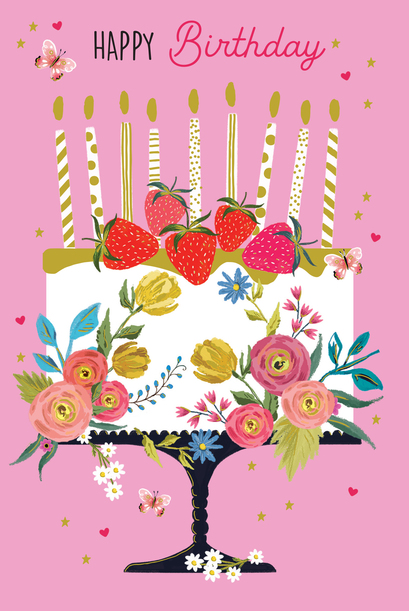 Happy Birthday Cake Card | Funky Pigeon