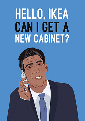 A New Cabinet Greeting Card