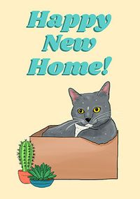Tap to view Happy New Home Cat Card