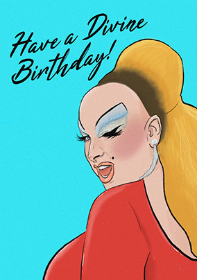 Divine Birthday Card